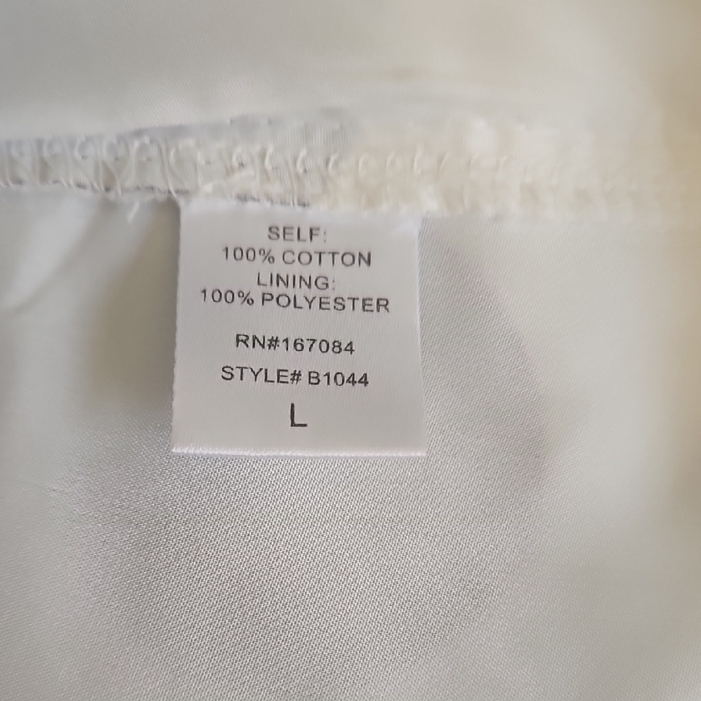 Pomander Place White and Black Polka Dot Sleeveless V-Neck Sundress Sz‎ L - Picture 9 of 10
